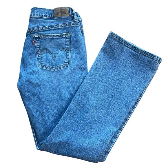 Levi's 515 Bootcut Jeans | Women's Size 6 M | Blue Denim Mid-Rise Stretch - Picture 1 of 8